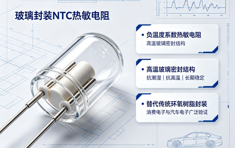 玻璃封装NTC热敏电阻